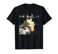 Funny Cat Drinking Iced Coffee T-Shirt - Aesthetic Graphic Men Women - T-Shirt, Sweatshirt, Hoodie