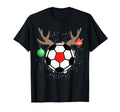Rednose Reindeer Soccer Outfit Soccer T-Shirt - Aesthetic Graphic Men Women - T-Shirt, Sweatshirt, Hoodie