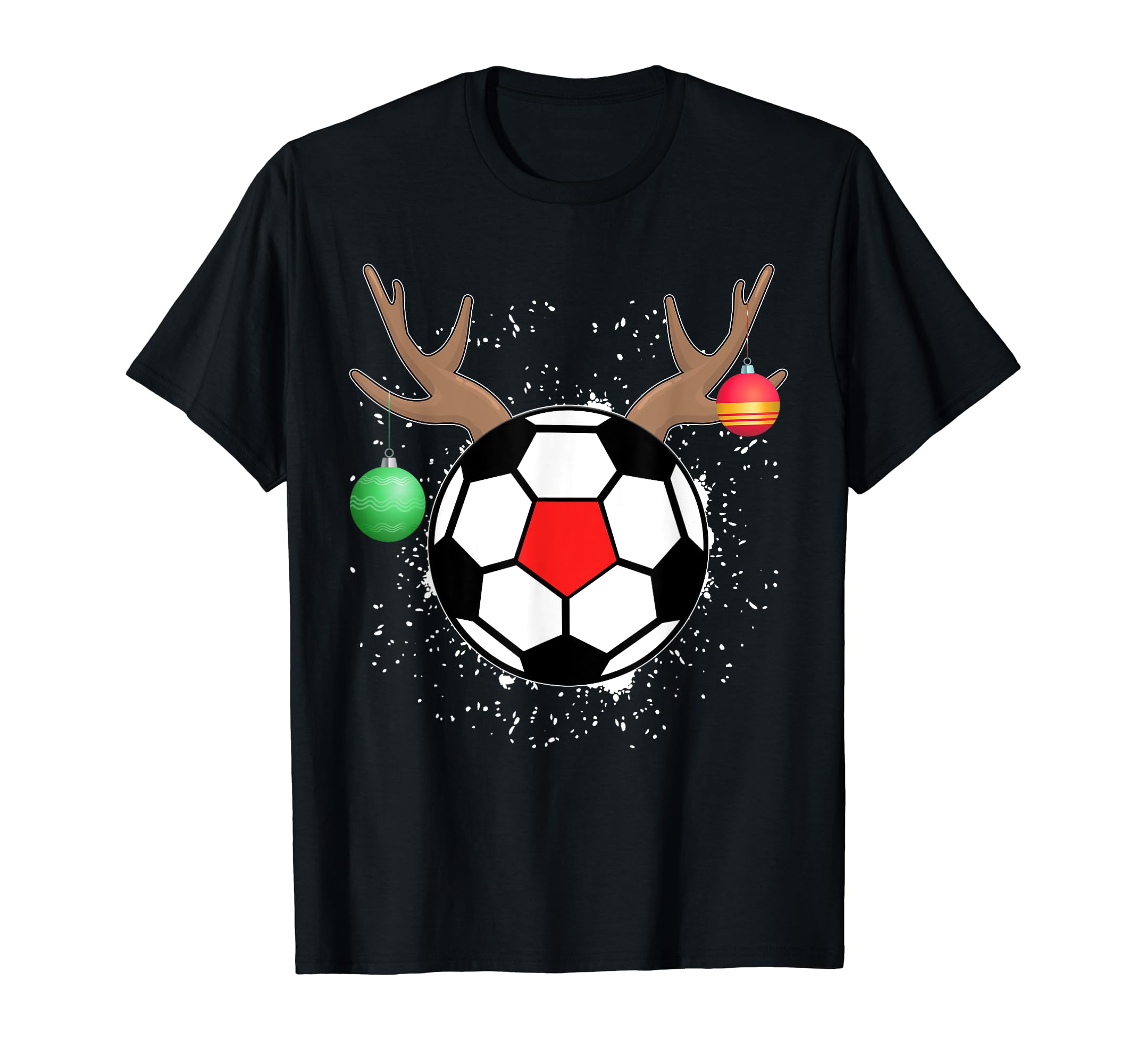 Rednose Reindeer Soccer Outfit Soccer T-Shirt - Aesthetic Graphic Men Women - T-Shirt, Sweatshirt, Hoodie