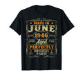 80 Years Old Made June 1946 80Th T-Shirt - Custom Art Print Unisex - T-Shirt, Sweatshirt, Hoodie
