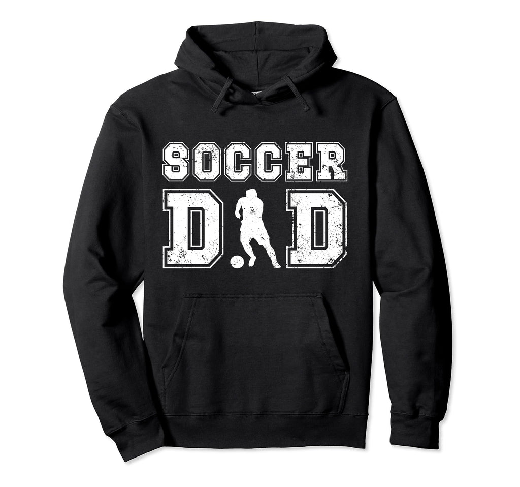 Soccer Dad Soccer Player Dad Proud Hoodie - Minimalist Print for Adults - T-Shirt, Sweatshirt, Hoodie