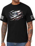 KESHIAN Men's American USA Flag Patriotic Crewneck - Adult & Kids T-Shirts, Sweatshirts & Hoodies apparel design preview 1