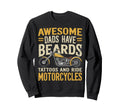 Dad Biker Funny Motorcycle Rider Sweatshirt - Novelty Apparel Unisex - T-Shirt, Sweatshirt, Hoodie