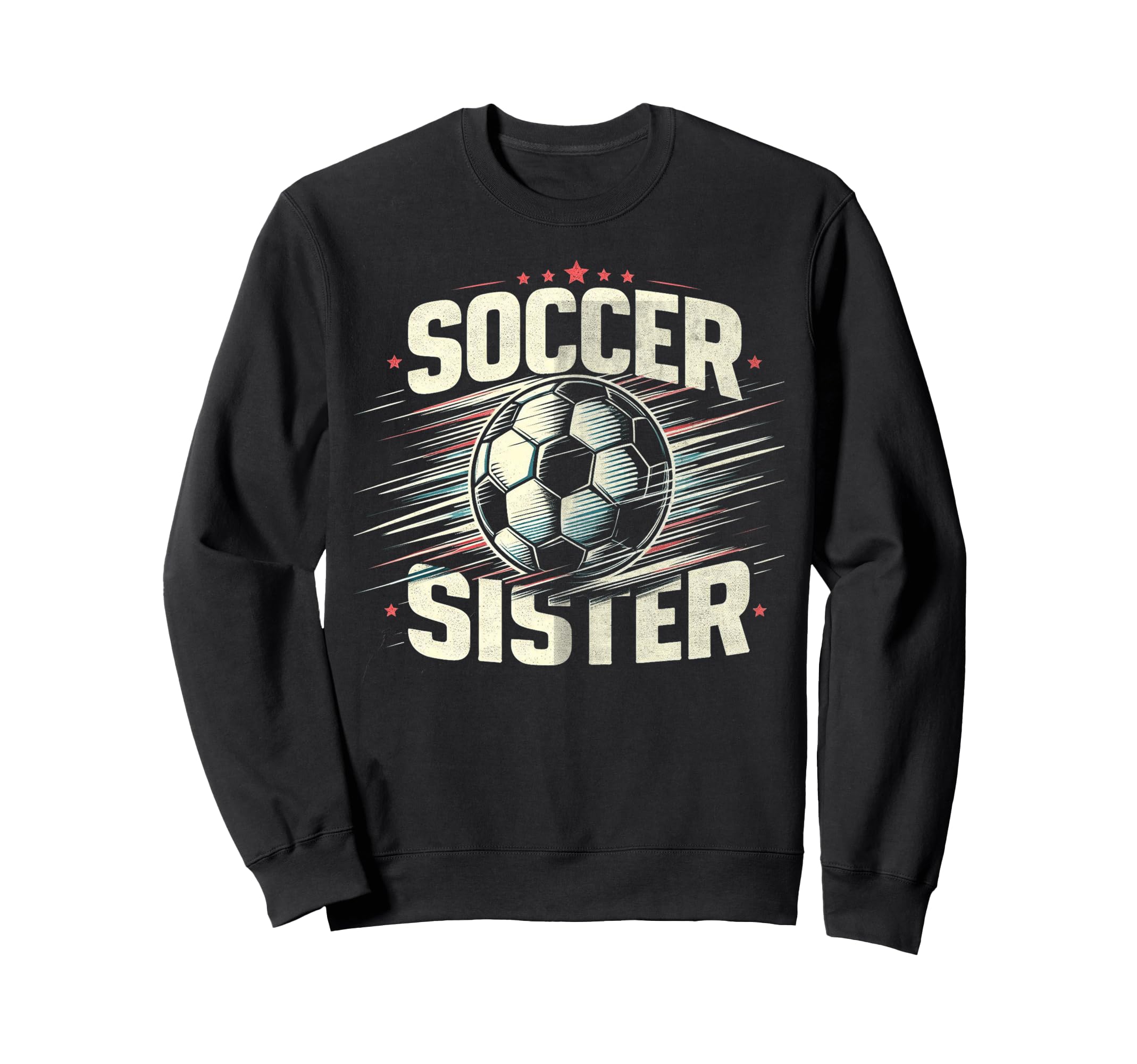 Soccer Sister Football Lover Gifts Sweatshirt - Minimalist Print Men Women - T-Shirt, Sweatshirt, Hoodie