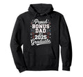 Proud Bonus Dad 2025 Graduate Hoodie - Custom Art Print Men Women - T-Shirt, Sweatshirt, Hoodie