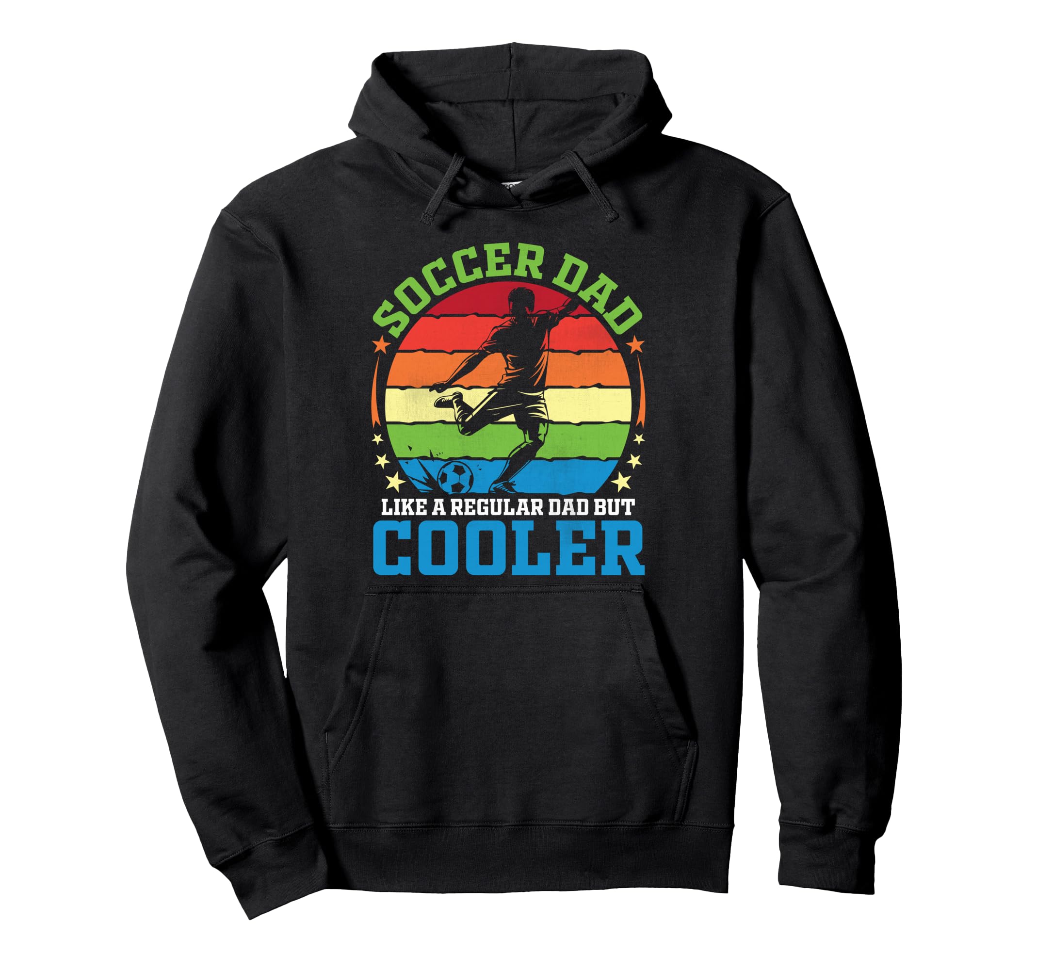 Soccer Dad Like Regular Dad But Hoodie - Minimalist Print for Adults - T-Shirt, Sweatshirt, Hoodie