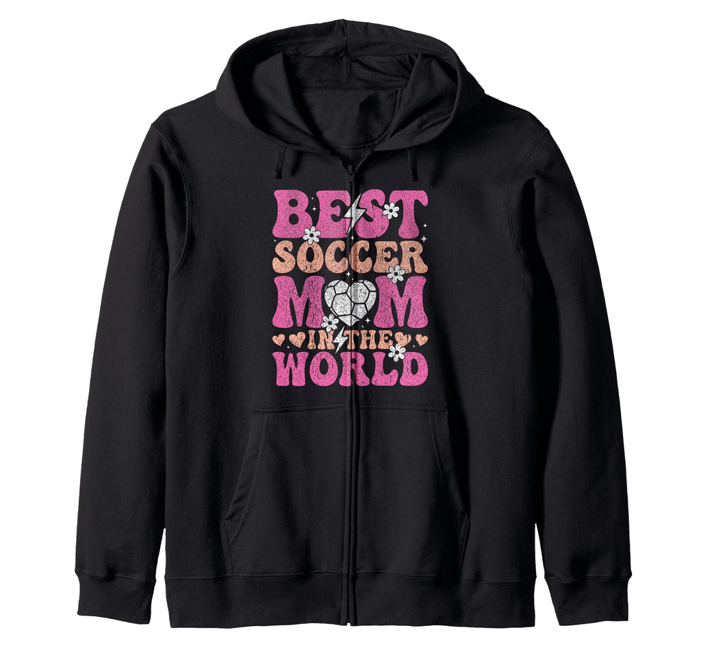 Best Soccer Mom World Mother Gift Play T-Shirt - Trendy Graphic Men Women - T-Shirt, Sweatshirt, Hoodie
