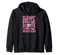 Best Soccer Mom World Mother Gift Play T-Shirt - Trendy Graphic Men Women - T-Shirt, Sweatshirt, Hoodie