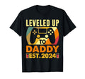 I Leveled Up To Daddy 2024 Soon To Be T-Shirt - Unique Graphic for Adults - T-Shirt, Sweatshirt, Hoodie