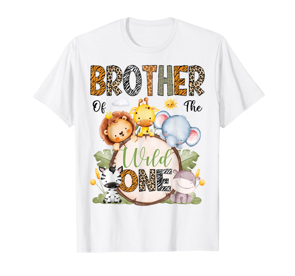Brother Wild One 1St Birthday T-Shirt - Fun Novelty Design Men Women - T-Shirt, Sweatshirt, Hoodie