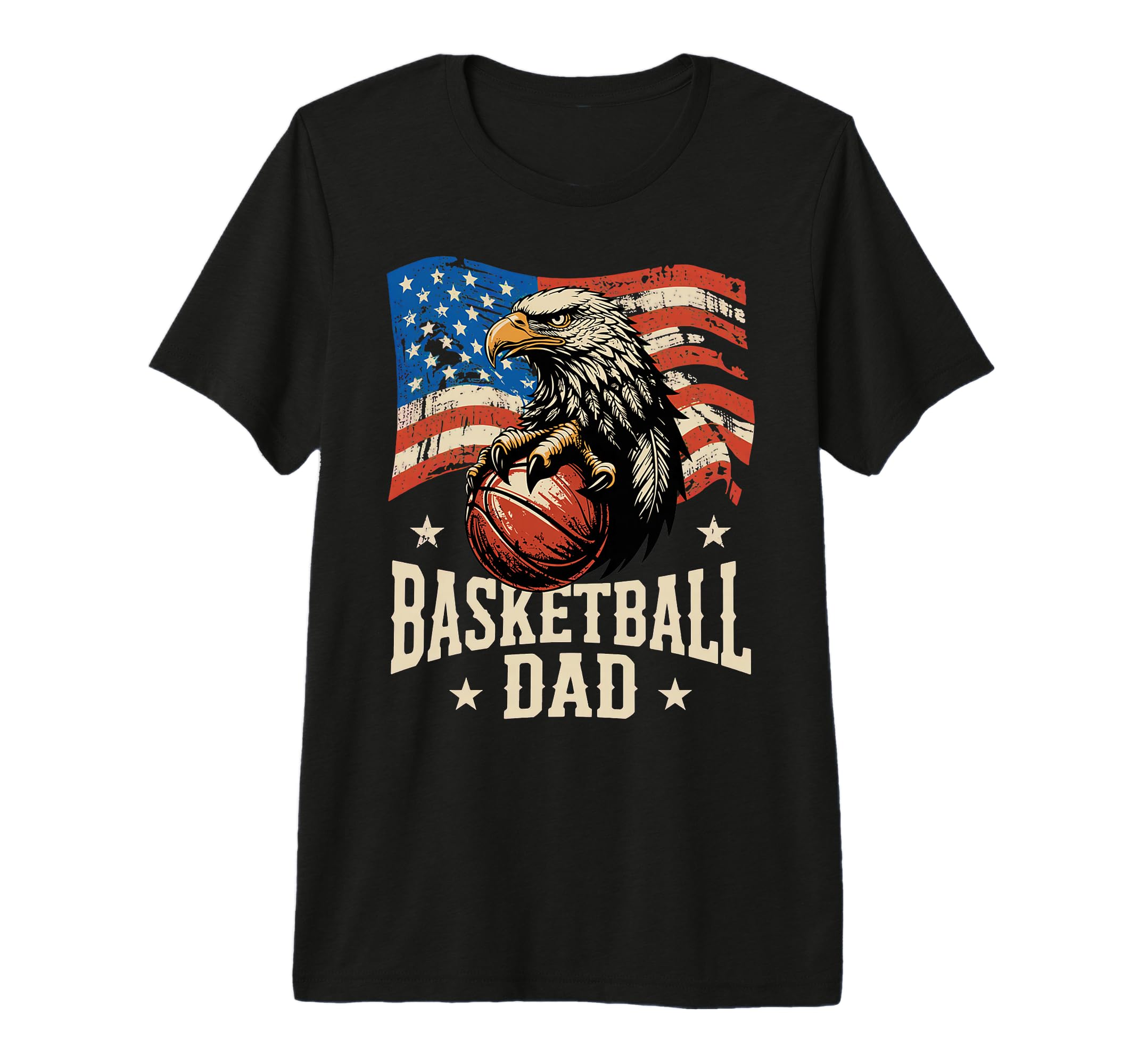 Mens Basketball American Flag T-Shirt - Casual Everyday Wear Unisex - T-Shirt, Sweatshirt, Hoodie
