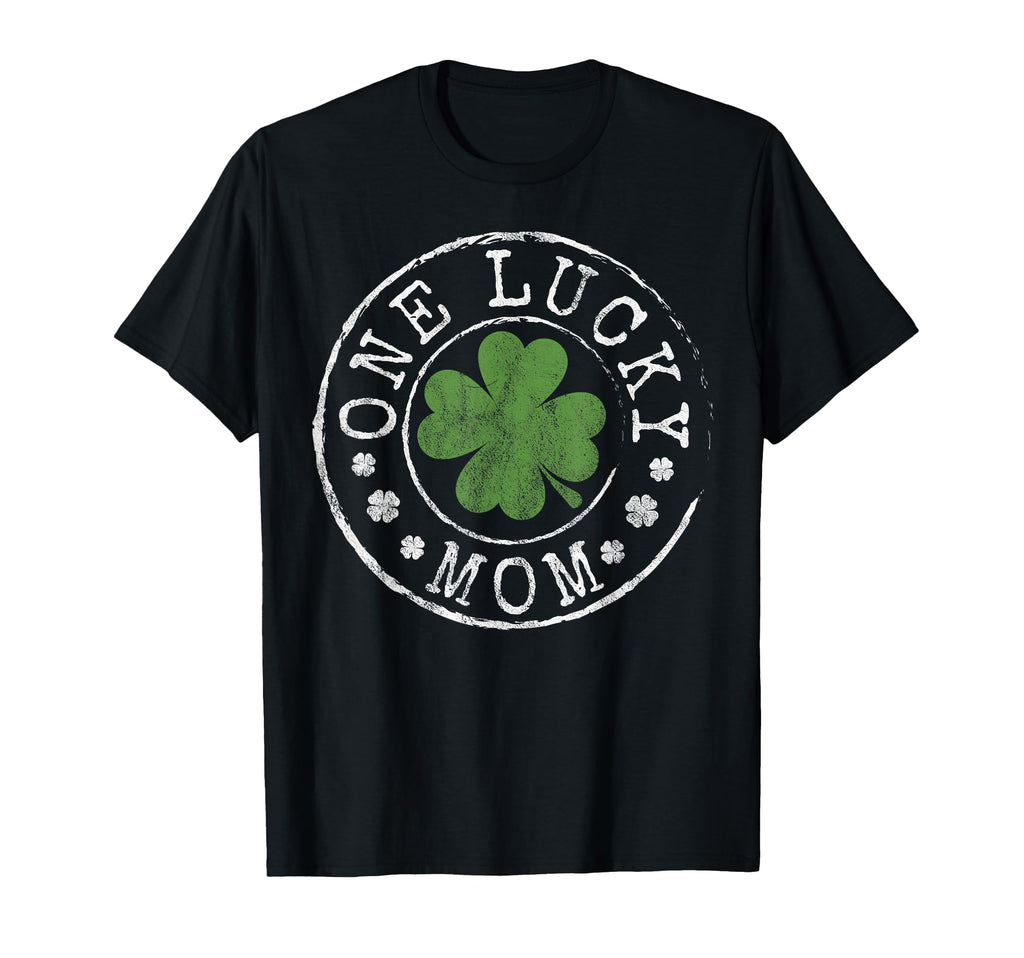 One Lucky Mom Funny Mother Irish T-Shirt - Fun Novelty Design Men Women - T-Shirt, Sweatshirt, Hoodie