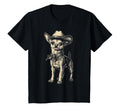 Chihuahua Wearing Cowboy Hat Funny T-Shirt - Graphic Print for Adults - T-Shirt, Sweatshirt, Hoodie