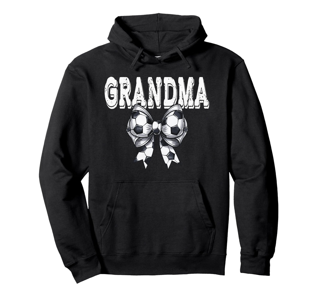 Coquette Soccer Bow Mom Sister Grandma Hoodie - Novelty Apparel for Adults - T-Shirt, Sweatshirt, Hoodie