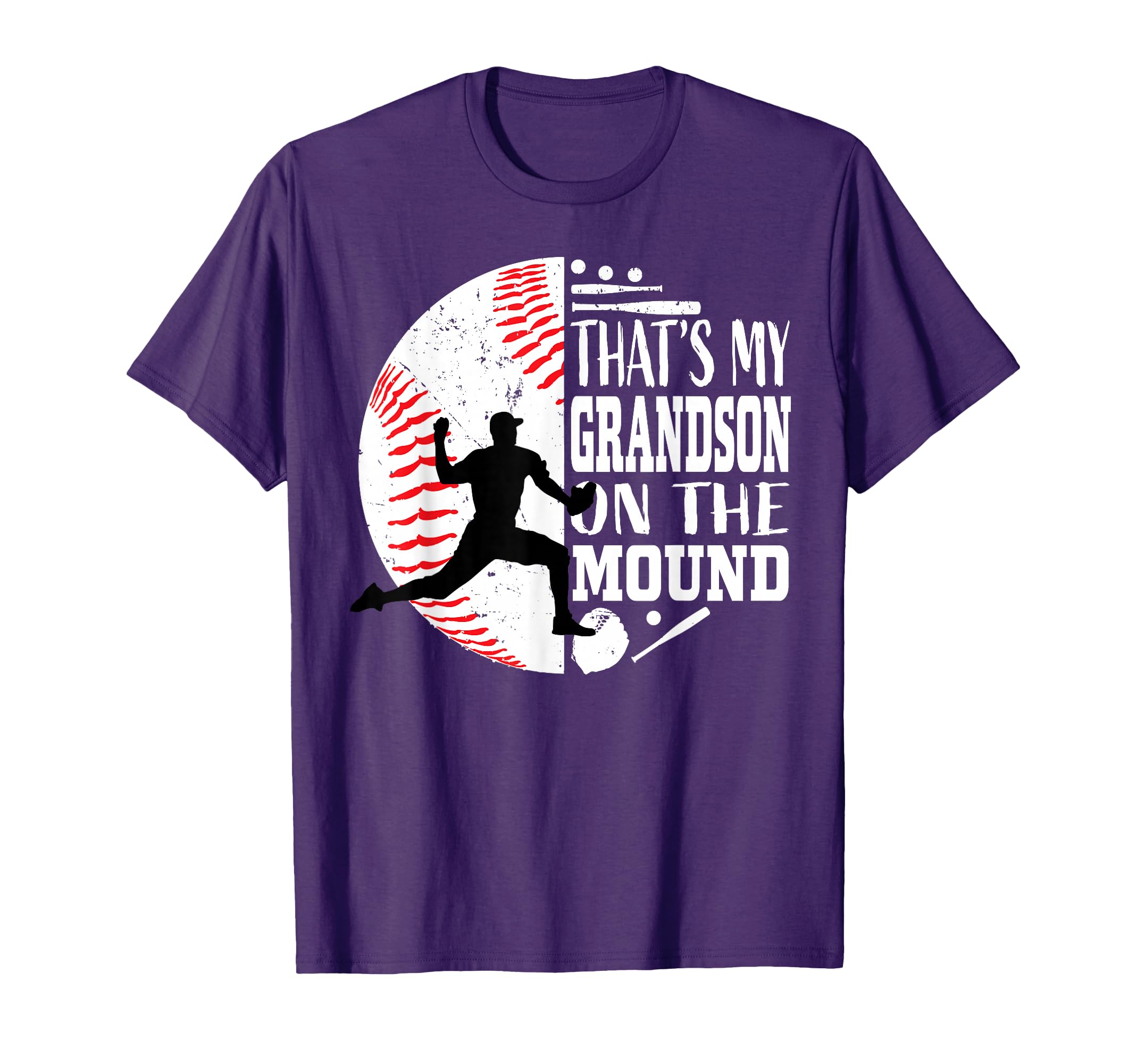 Thats My Grandson Baseball Pitcher T-Shirt - Graphic Print for Adults - T-Shirt, Sweatshirt, Hoodie