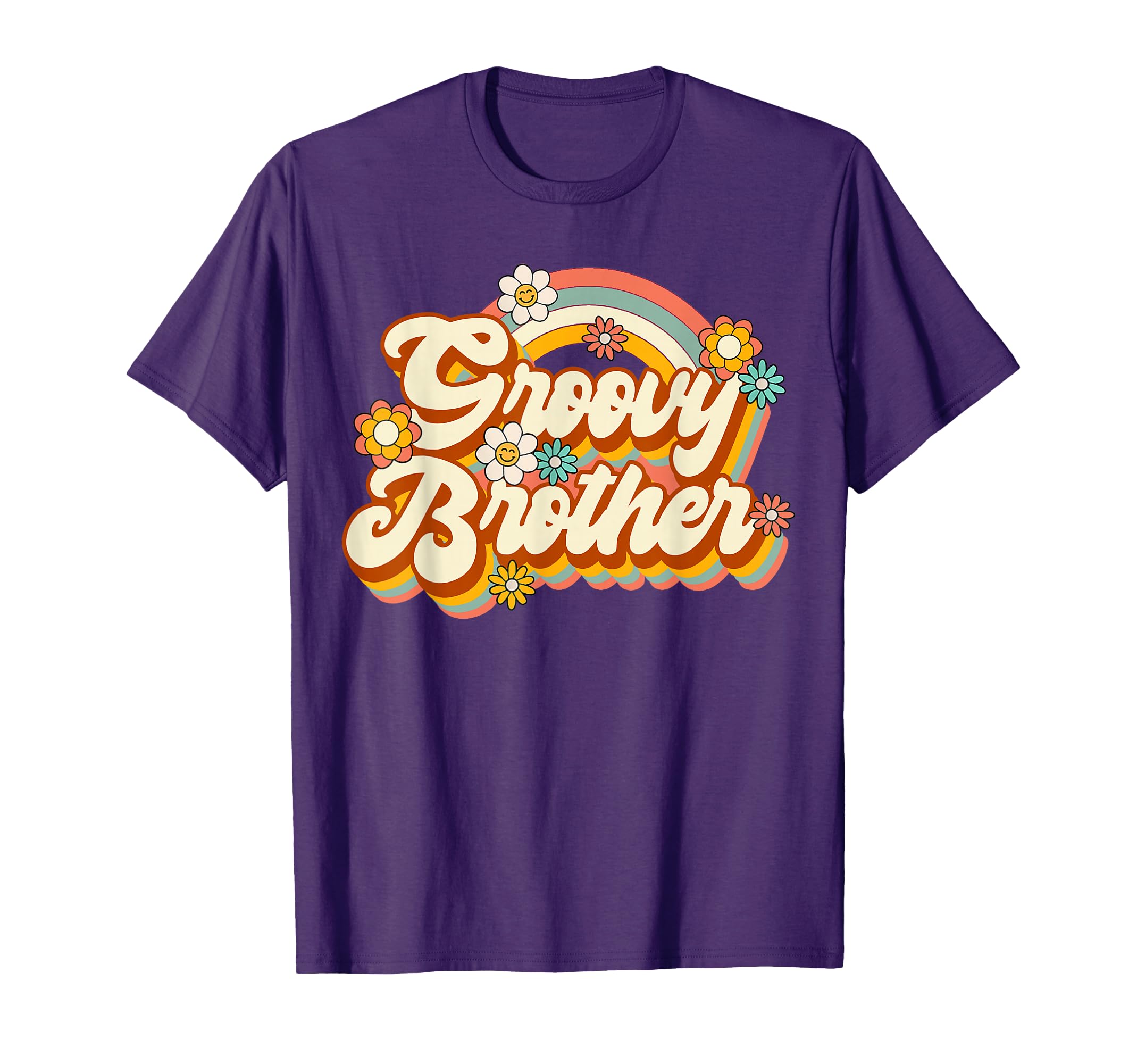 Groovy Brother Family Birthday T-Shirt - Casual Everyday Wear Men Women - T-Shirt, Sweatshirt, Hoodie