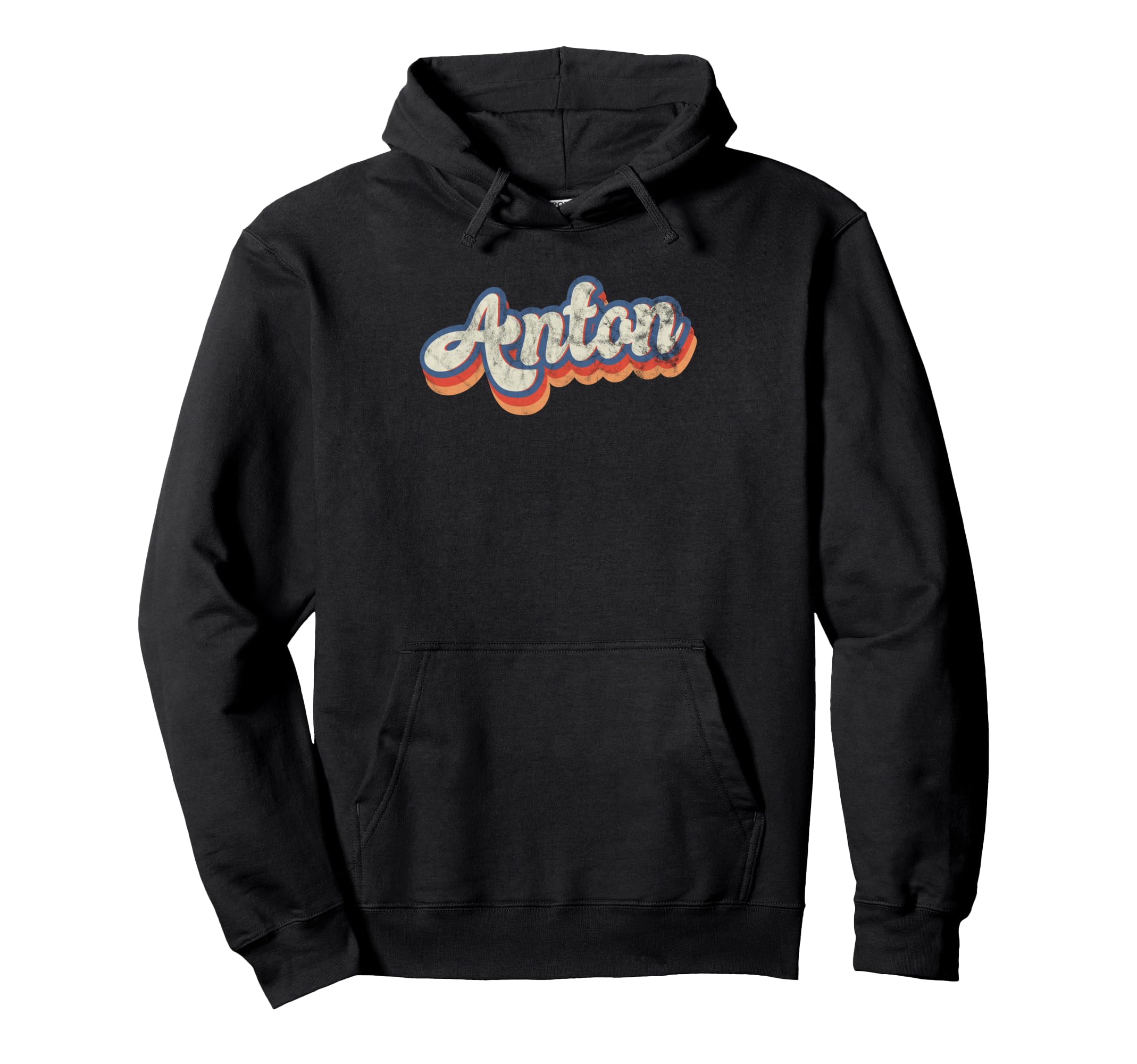 Anton Personalized Name Custom Lettering Hoodie - Minimalist Print Unisex - T-Shirt, Sweatshirt, Hoodie