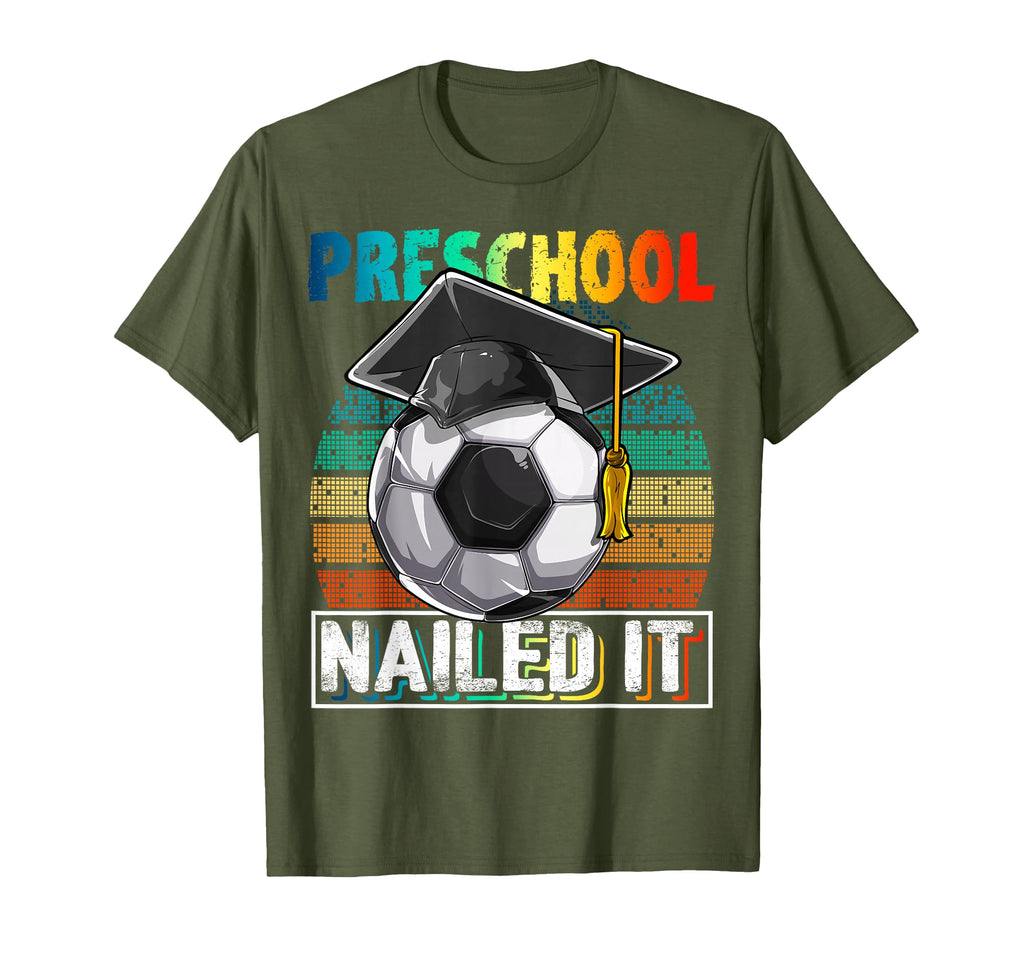 Preschool Nailed It Soccer Ball T-Shirt - Trendy Graphic for Adults - T-Shirt, Sweatshirt, Hoodie