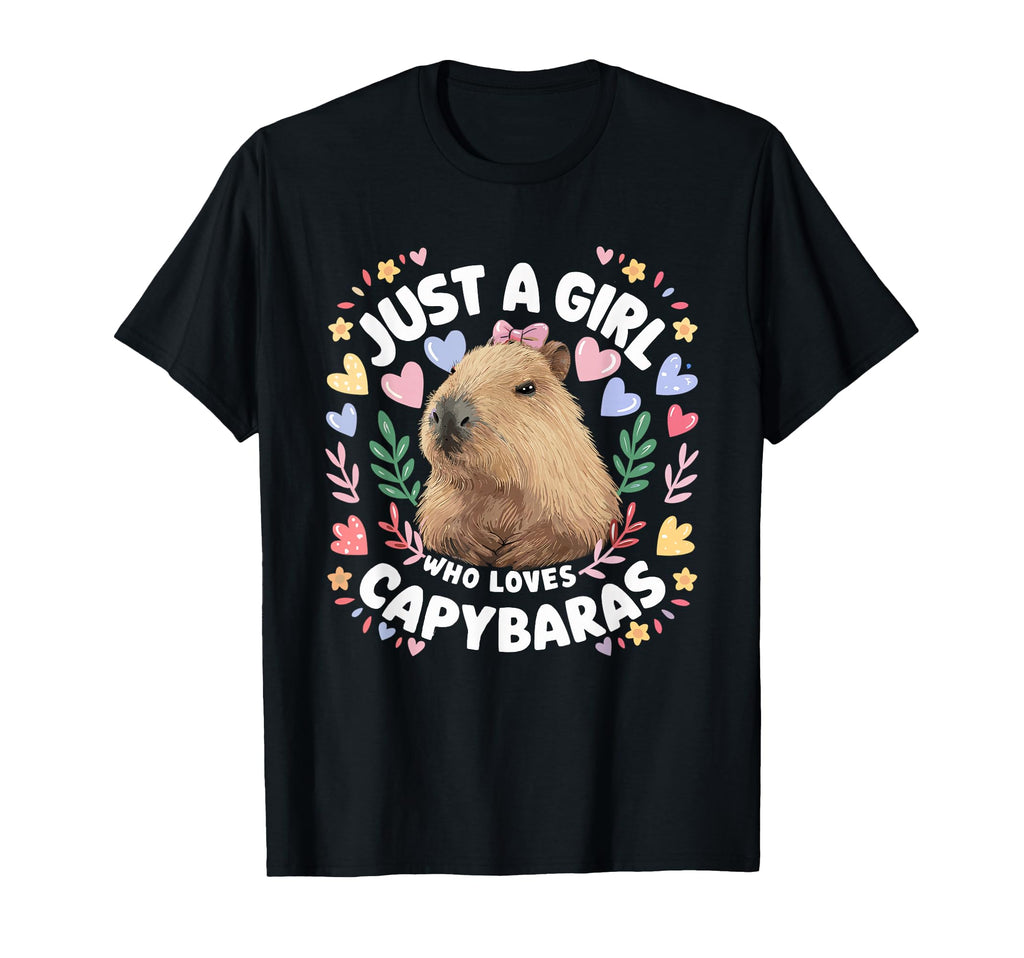 Just Who Loves Capybaras Capybara T-Shirt - Trendy Graphic for Adults - T-Shirt, Sweatshirt, Hoodie