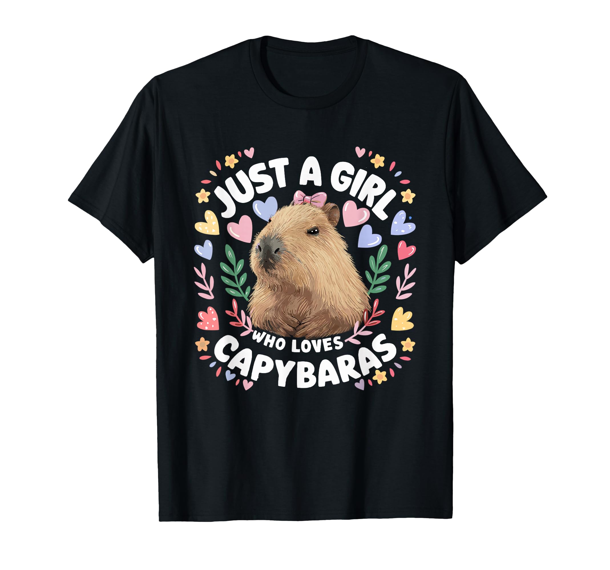 Just Who Loves Capybaras Capybara T-Shirt - Trendy Graphic for Adults - T-Shirt, Sweatshirt, Hoodie