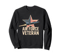 Air Force Veteran Us American Flag Sweatshirt - Trendy Graphic Men Women - T-Shirt, Sweatshirt, Hoodie