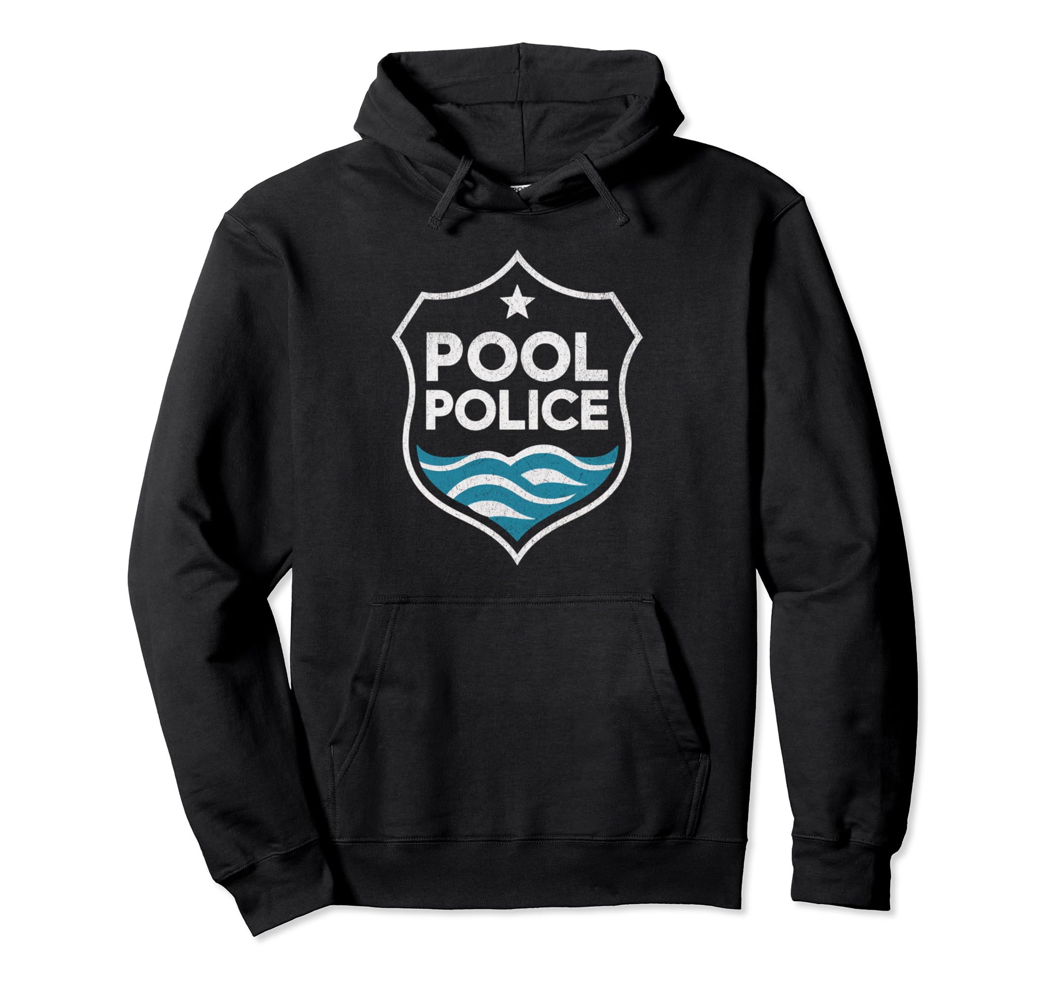 Swimming Poolside Funny Pool Police Hoodie - Custom Art Print for Adults - T-Shirt, Sweatshirt, Hoodie