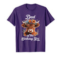Dad Birthday Highland Cow Farm Family T-Shirt - Streetwear Style for Adults - T-Shirt, Sweatshirt, Hoodie