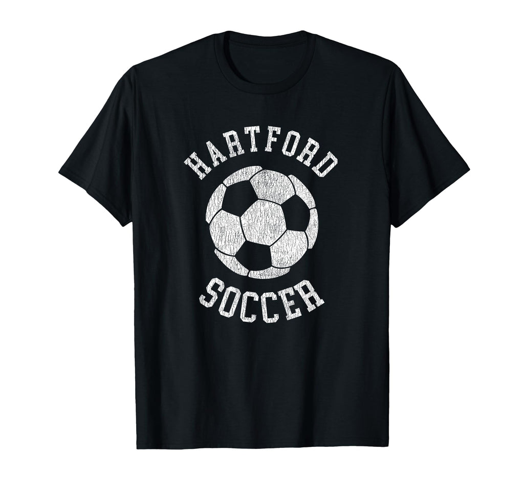 Hartford Soccer Distressed 90S T-Shirt - Fun Novelty Design Men Women - T-Shirt, Sweatshirt, Hoodie