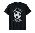 Hartford Soccer Distressed 90S T-Shirt - Fun Novelty Design Men Women - T-Shirt, Sweatshirt, Hoodie