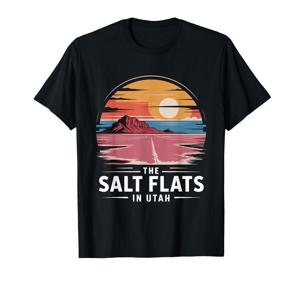 Desert Sunset Sci Fi Landscape Utah T-Shirt - Aesthetic Graphic for Adults - T-Shirt, Sweatshirt, Hoodie