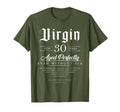 30Th Funny Birthday Gift Virgin 30 T-Shirt - Trendy Graphic for Adults - T-Shirt, Sweatshirt, Hoodie