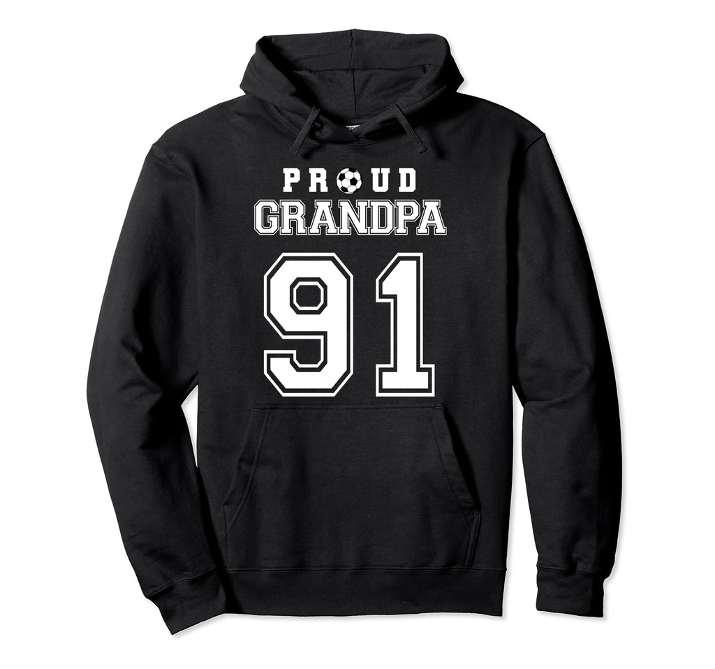 Number 91 Custom Proud Soccer Futbol Hoodie - Novelty Apparel Unisex - T-Shirt, Sweatshirt, Hoodie