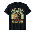 Cat Dad Myth Snack Dealer Cat Dad T-Shirt - Casual Everyday Wear Men Women - T-Shirt, Sweatshirt, Hoodie