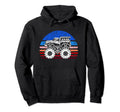 Monster Truck Dad Fathers Day Hoodie - Casual Everyday Wear Men Women - T-Shirt, Sweatshirt, Hoodie