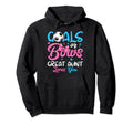 Gender Reveal Goals Or Bows Great Aunt Hoodie - Fun Novelty Design Unisex - T-Shirt, Sweatshirt, Hoodie
