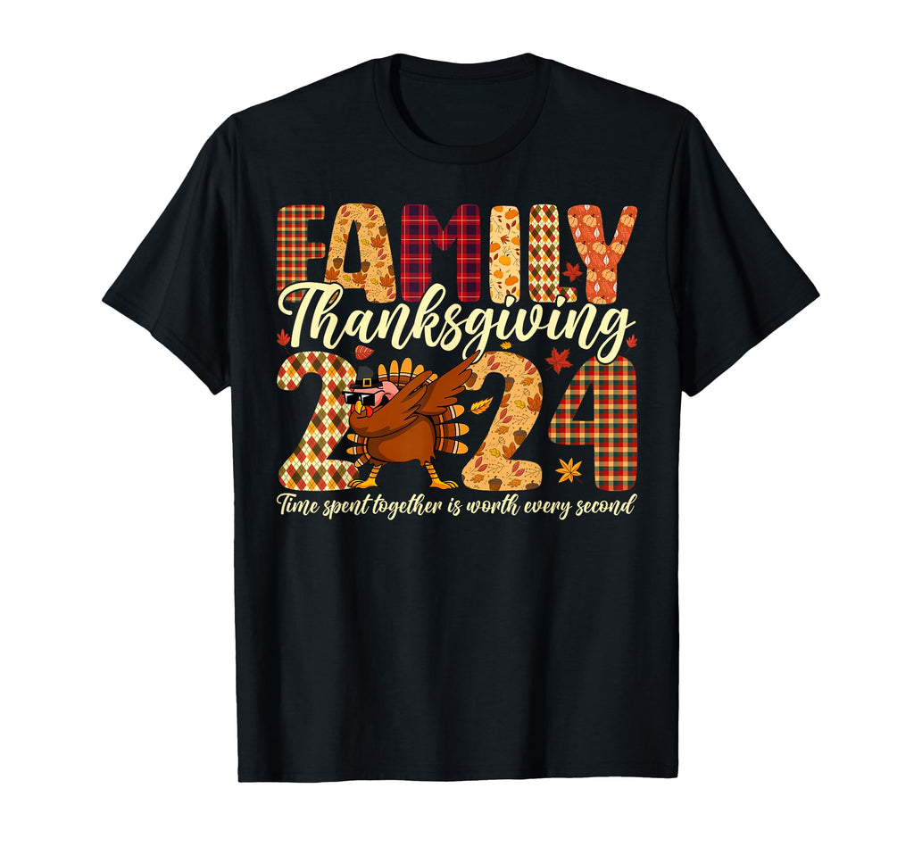Family Thanksgiving 2024 Crew Dabbing T-Shirt - Fun Novelty Design Unisex - T-Shirt, Sweatshirt, Hoodie