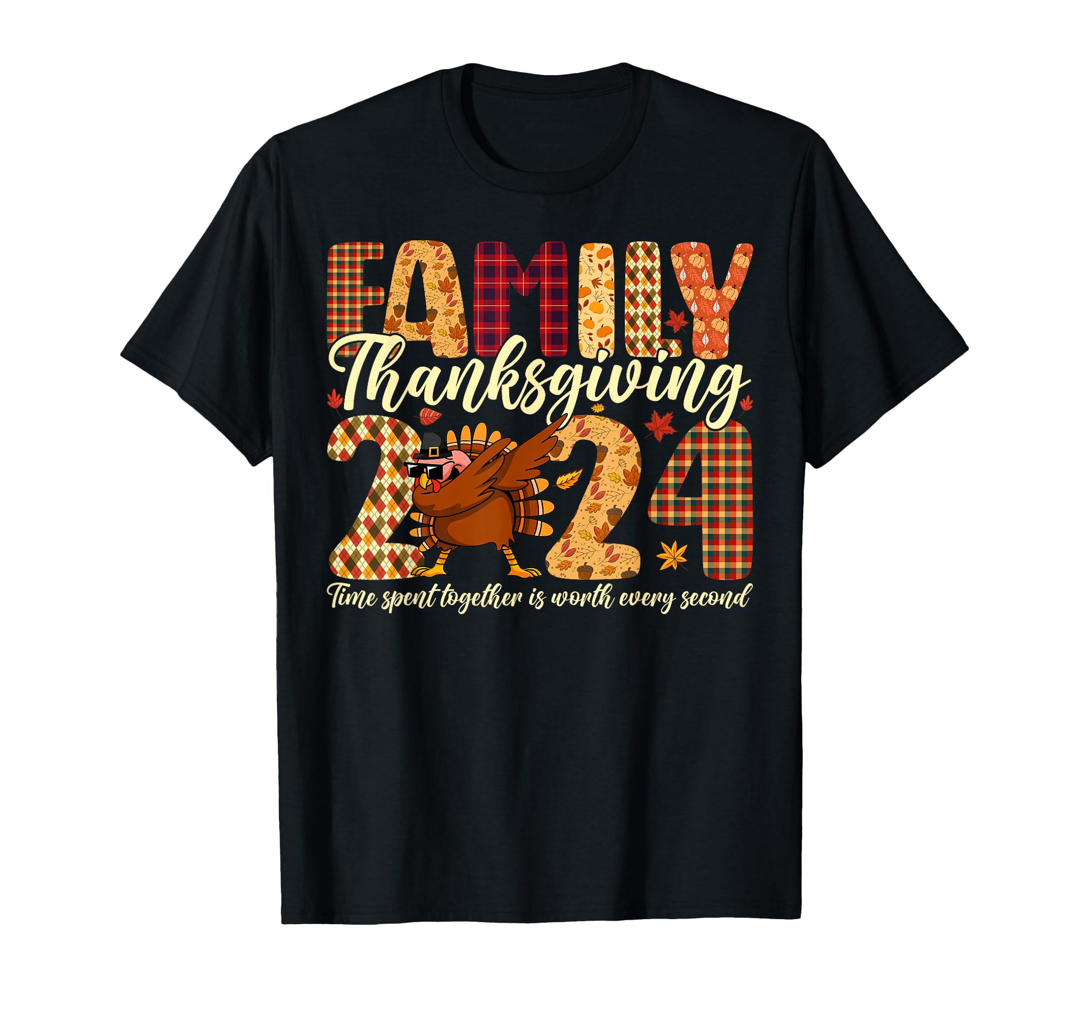 Family Thanksgiving 2024 Crew Dabbing T-Shirt - Fun Novelty Design Unisex - T-Shirt, Sweatshirt, Hoodie