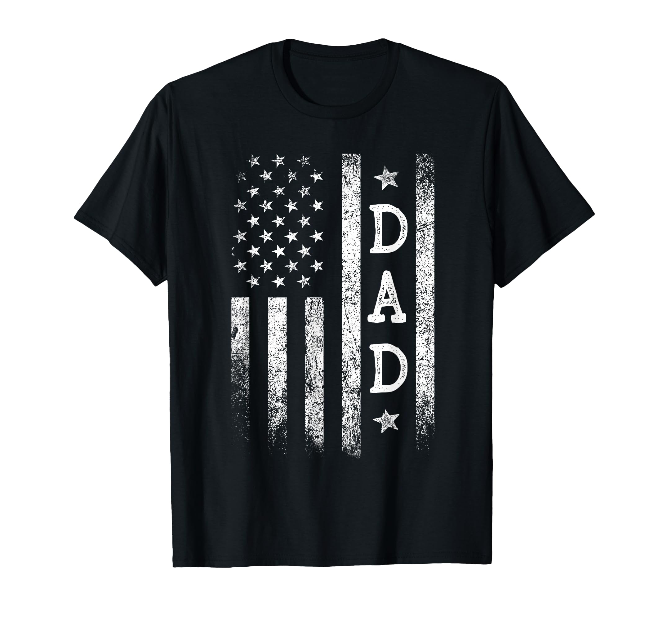 Dad American Flag Dad Gifts T-Shirt - Minimalist Print for Adults - T-Shirt, Sweatshirt, Hoodie
