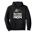 Bearded Dragon Mom Beardie Mother Hoodie - Minimalist Print for Adults - T-Shirt, Sweatshirt, Hoodie