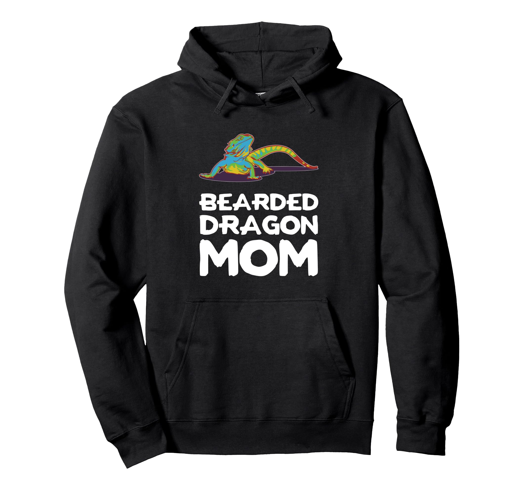 Bearded Dragon Mom Beardie Mother Hoodie - Minimalist Print for Adults - T-Shirt, Sweatshirt, Hoodie
