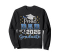 Super Proud Dad 2026 Graduate Family Sweatshirt - Unique Graphic Unisex - T-Shirt, Sweatshirt, Hoodie