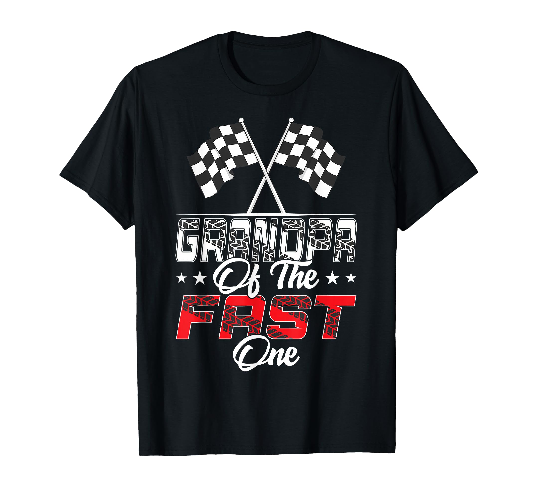 Grandpa Fast One First Birthday Racing T-Shirt - Custom Art Print Unisex - T-Shirt, Sweatshirt, Hoodie