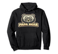 Papa Bear Gay Pride Flag Colors Daddy Hoodie - Aesthetic Graphic for Adults - T-Shirt, Sweatshirt, Hoodie