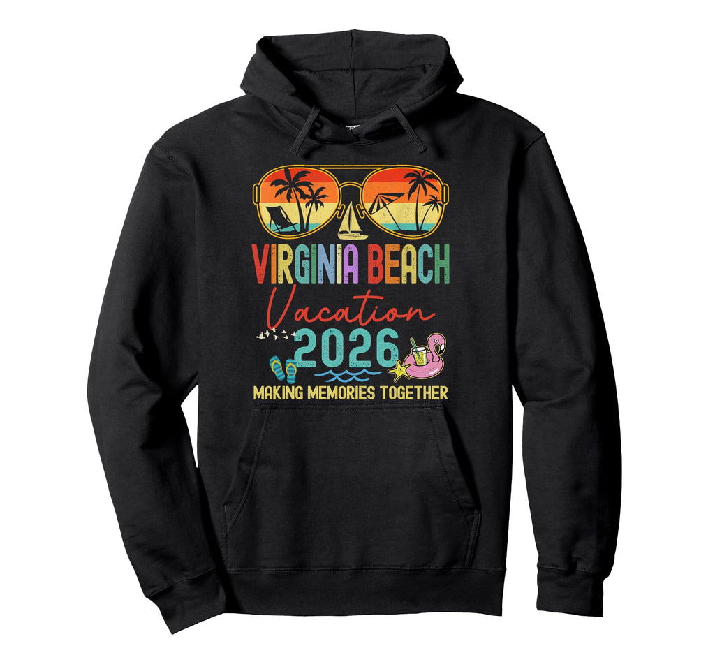 Virginia Beach Vacation 2026 Memories Hoodie - Unique Graphic Unisex - T-Shirt, Sweatshirt, Hoodie