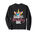 Daddy Birthday Unicorn Birthday Sweatshirt - Graphic Print for Adults - T-Shirt, Sweatshirt, Hoodie