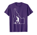 Idaho Map Soccer Player Gift Idaho T-Shirt - Minimalist Print for Adults - T-Shirt, Sweatshirt, Hoodie