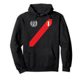 Peru Peruvian Flag Escudo Soccer Inspired Hoodie - Graphic Print Men Women - T-Shirt, Sweatshirt, Hoodie