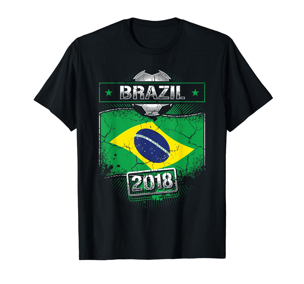 Brazil 2018 Soccer Brazilian T-Shirt - Casual Everyday Wear for Adults - T-Shirt, Sweatshirt, Hoodie
