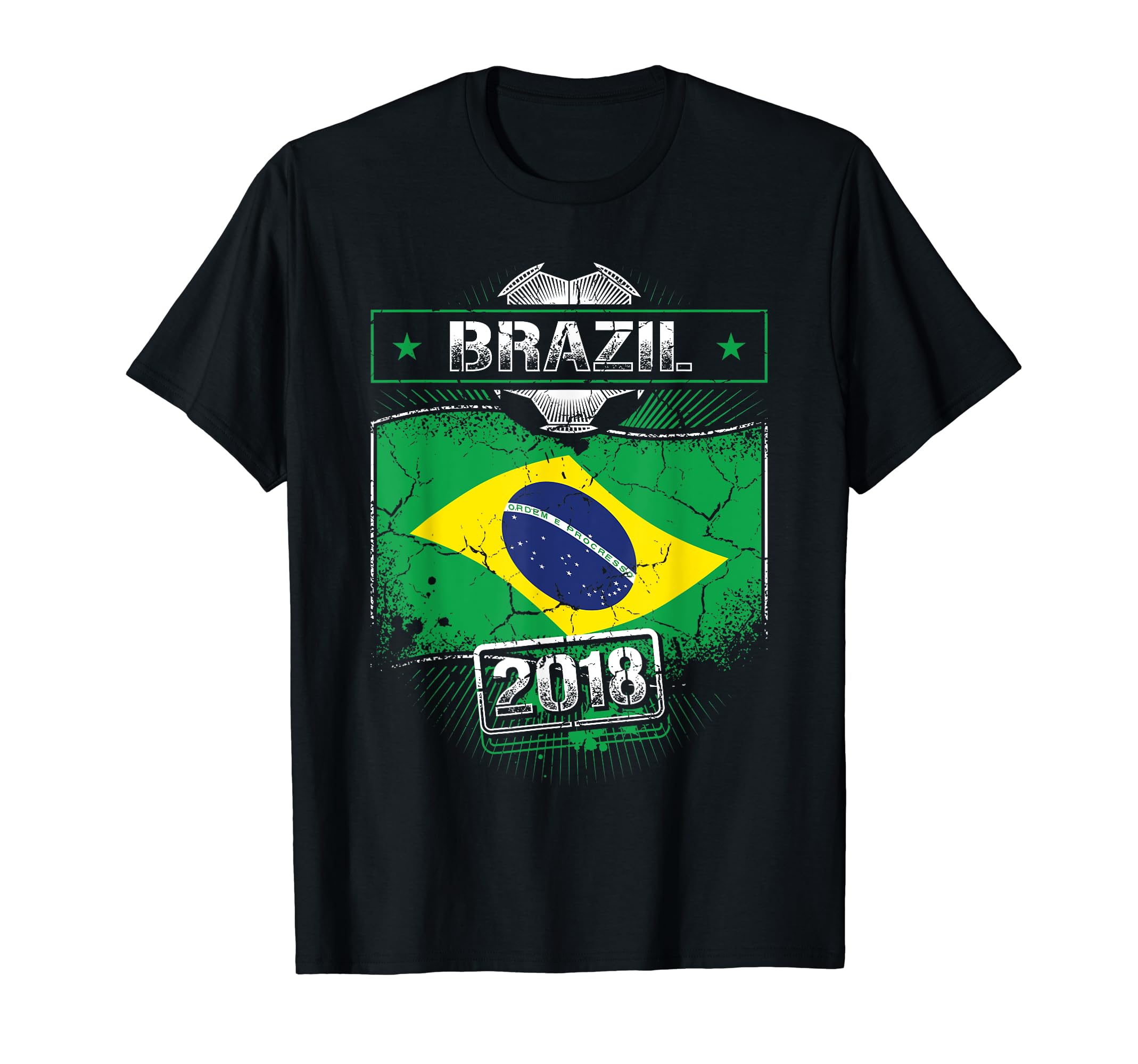 Brazil 2018 Soccer Brazilian T-Shirt - Casual Everyday Wear for Adults - T-Shirt, Sweatshirt, Hoodie