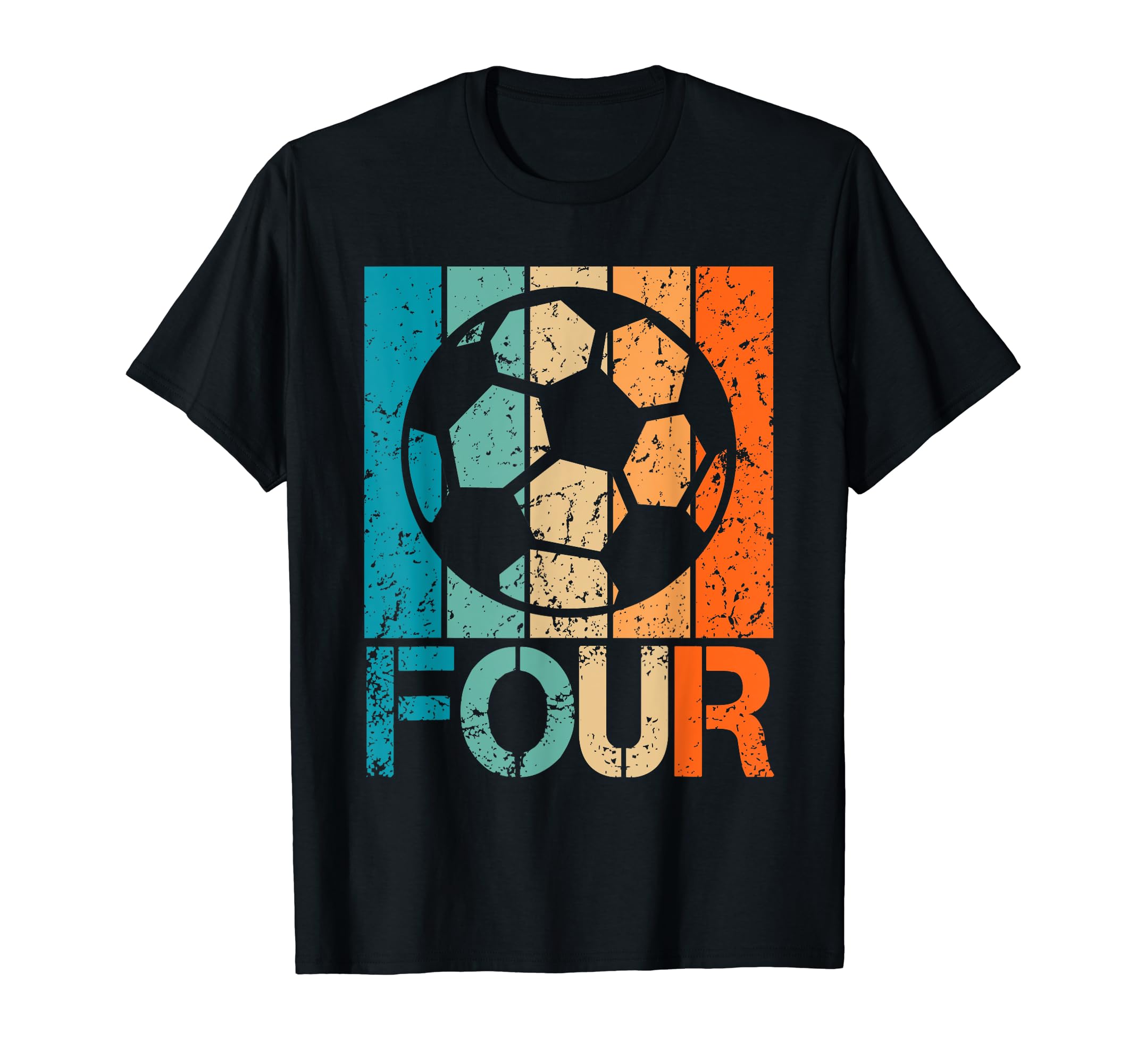 4Th Soccer Birthday 4 Year Old 4Yr T-Shirt - Unique Graphic for Adults - T-Shirt, Sweatshirt, Hoodie